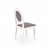 Barock Krzesło Biały / Popielaty Halmar