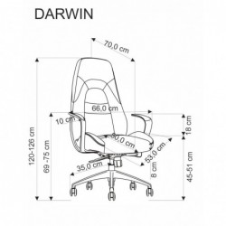 Fotel DARWIN gabinetowy...