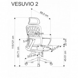 Fotel VESUVIO 2 gabinetowy...