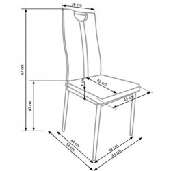 K202 Krzesło Cappucino Halmar