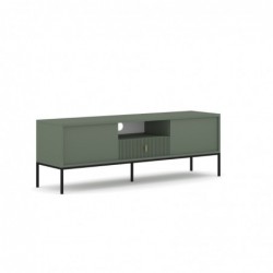 Szafka RTV Maggiore Ma01 2D1S Smoke Green/N.Czarne/U.Złote WIPMEB