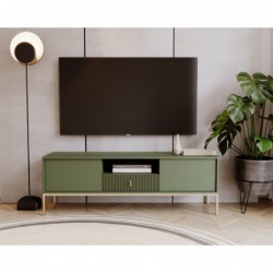 Szafka RTV Maggiore Ma01 2D1S Smoke Green/N.Złote/U.Złote WIPMEB