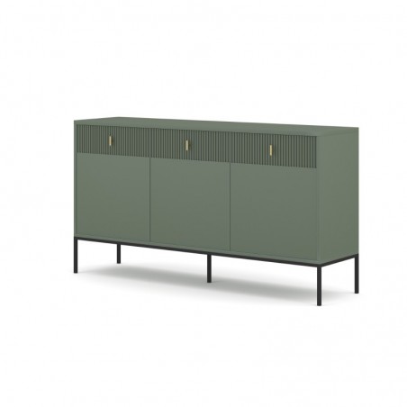 Komoda Maggiore Ma03 3D3S Smoke Green/N.Czarne/U.Złote WIPMEB