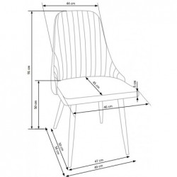 K285 Krzesło Beżowy Halmar