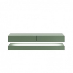 Szafka RTV Fly 140 Smoke Green/Smoke Green Led 5W WIPMEB