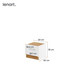 Szafka nocna Dentro DT-03 Lenart