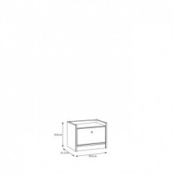 Szafka nocna BADERNA WQNK014-M715 Forte
