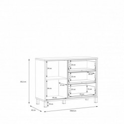 Komoda HAYATO HYTK221-M215 Forte