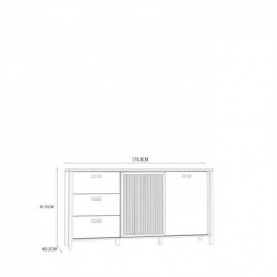 Komoda JYTANA JTNK233R-M635 Forte