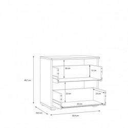 Szafka nocna SAPPORO SNNK011-V29 Forte