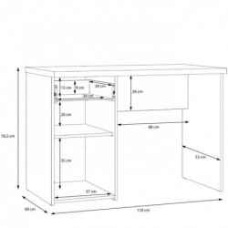 Biurko WINNIE WNB935-C754 Forte