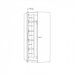 Szafa ubraniowa CADIXO CDXS91-D78 Forte