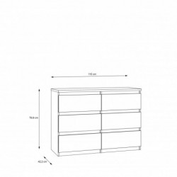 Komoda CHELSEA CHLK24-D78 Forte