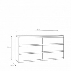 Komoda CHELSEA CHLK26-D78 Forte