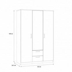 Szafa ubraniowa NIKO NIKS82-D78 Forte