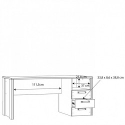 Biurko CLIF CLFB212R-C546 Forte