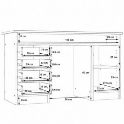 Biurko NET106 MT931-T19 Forte