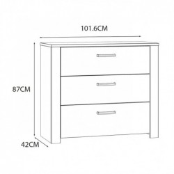 Komoda CHISBURY  BHLK211-M482 Forte