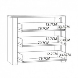 Komoda CHISBURY  BHLK211-M482 Forte