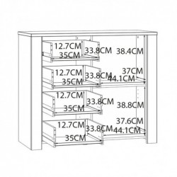 Komoda L/R CHISBURY  BHLK222-M482 Forte
