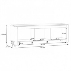 Szafka RTV SELFOSS  SFXT131-M965 Forte