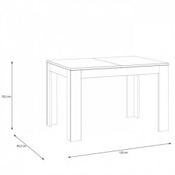 Stół rozkładany SELFOSS  TMST142-D118 Forte