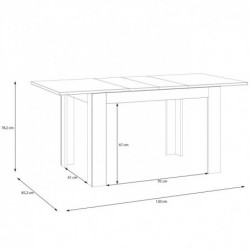 Stół rozkładany SELFOSS  TMST142-D118 Forte