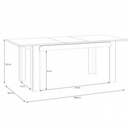 Stół rozkładany SELFOSS  TBLT7102-M965 Forte