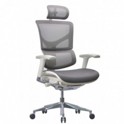 Ergonomiczny Fotel  ERGOFLY SAIL Alum G T-06 White Brosco