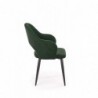 K364 Krzesło Ciemny Zielony Halmar