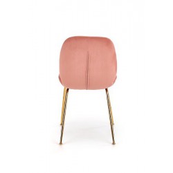 K381 Krzesło Różowy / Złoty Halmar