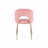 K385 Krzesło Jasny Różowy / Złoty Halmar