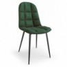 K417 Krzesło Ciemny Zielony Velvet Halmar