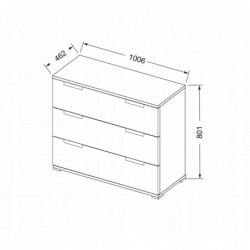 Komoda Asti AS-63-WB MiroMark