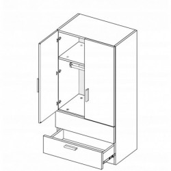 Szafa Happy HP-22-WB MiroMark