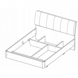 Łóżko Nicky NK-39-WB MiroMark