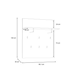 Panel ubraniowy TRONDHEIM TDHD10-D78 Forte