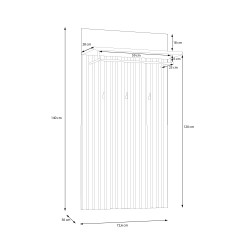 Panel ubraniowy TRONDHEIM TDHD40-C773 Forte