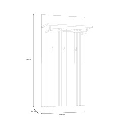 Panel ubraniowy TRONDHEIM TDHD40-C773 Forte