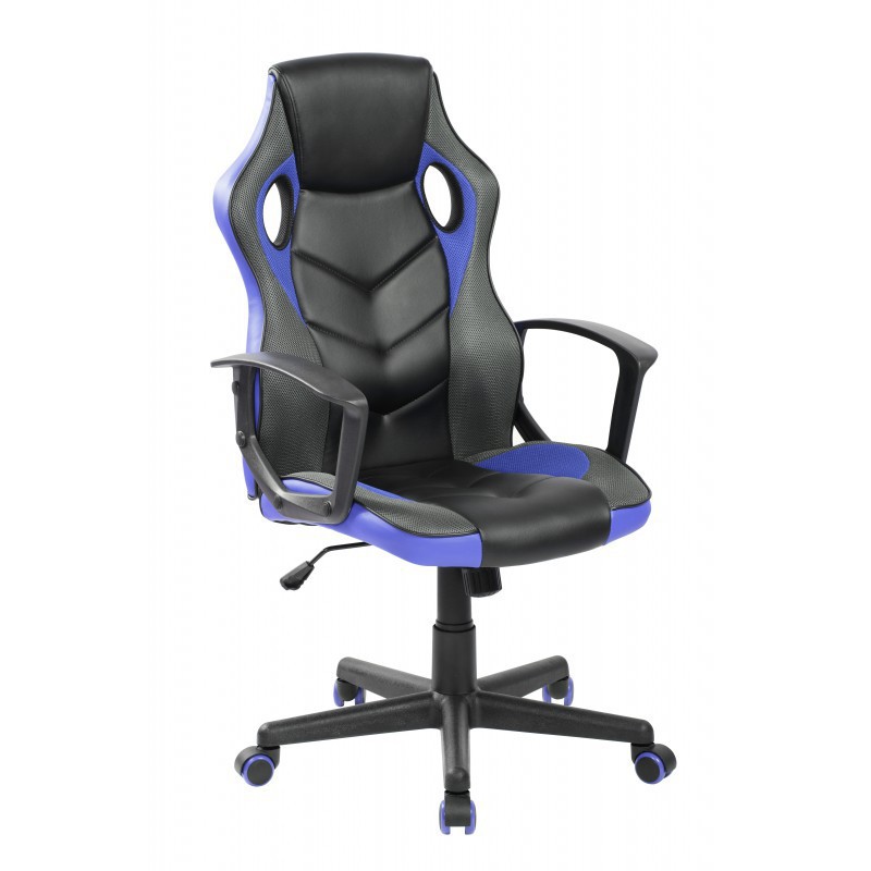 Krzesło Obrotowe Czarno-Niebieskie Qzy-2M Furnitex
