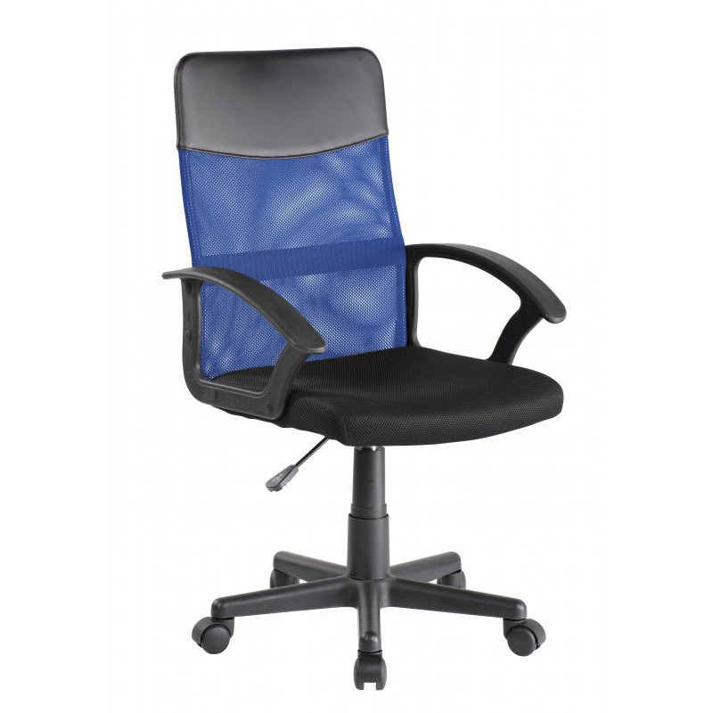 Krzesło Obrotowe Niebiesko/Czarne Qzy-68 Furnitex