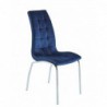 Krzesło Velvet Niebieskie Dc2-092V Furnitex