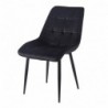 Krzesło Velvet Czarne J262-1 Furnitex
