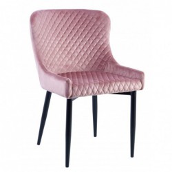 Krzesło Velvet Różowe Mc-15...