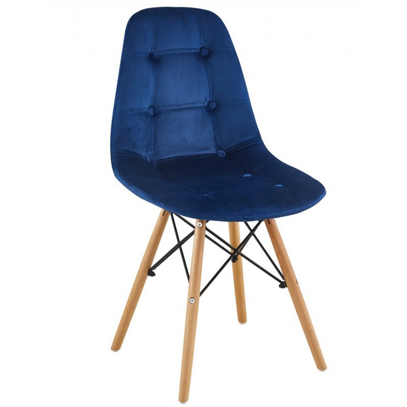 Krzesło Velvet Niebieski Pc-106 Furnitex