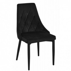Krzesło Velvet Czarne...