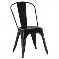 Krzesło Czarny Loft Furnitex