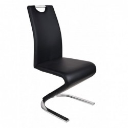 Krzesło Czarny Dc2-F2 Furnitex