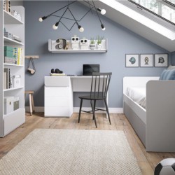 Flexi Flxs03 Szafa Narożna 2D Biały Alpin/Biały Alpin Supermat Mdf Wójcik
