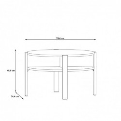 Stolik Okolicznościowy Coffee Tables Dąb Artisan (D78) CFTT5024-D78 Forte